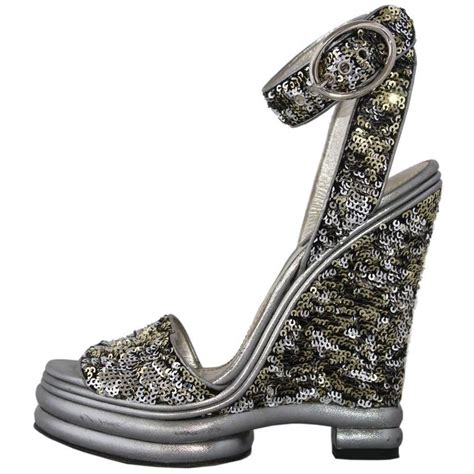 dolce gabbana silver heels|dolce and gabbana heels sale.